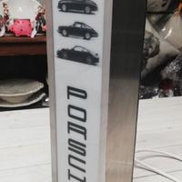 Lampada decorativa da tavolo - Reclame Porsche