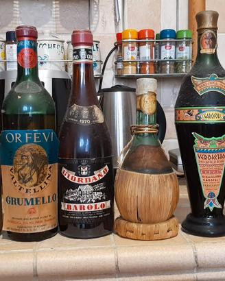 Vini da collezione 42 bottiglie