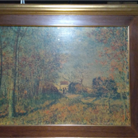 Quadro con paesaggio