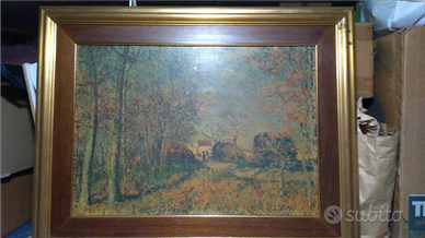 Quadro con paesaggio