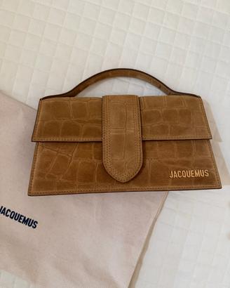 Borsa Jacquemus Le Bambino Mini scamosciata