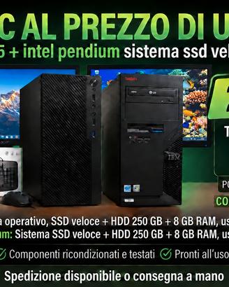 Pc i5 / Pc intel pentium ( 2x1 ) veloci