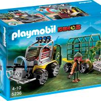 Playmobil dynos jeep con gabbia