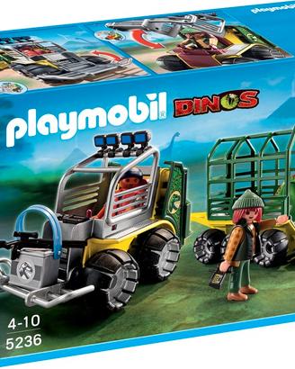 Playmobil dynos jeep con gabbia