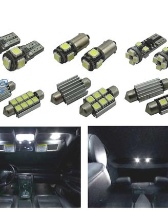 KIT 17 LAMPADE LED INTERNE PER AUDI A4 S4 B5 SEDAN