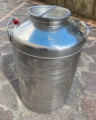 Fusto per olio bidone in acciaio 50 litri