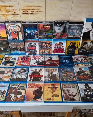 Lotto film in blu ray e Ultra Hd4k