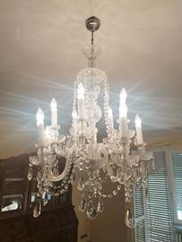 Lampadario in cristallo di Bohemia
