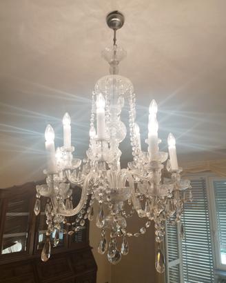 Lampadario in cristallo di Bohemia