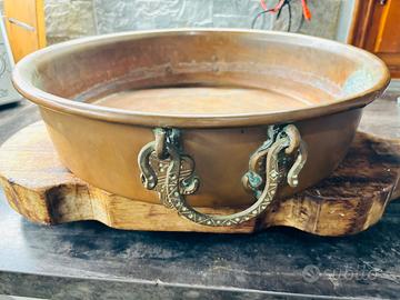 Pentola rame massiccio