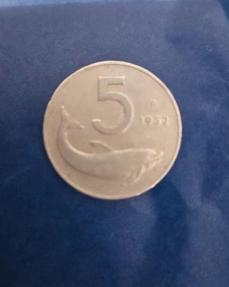 moneta da 5 lire