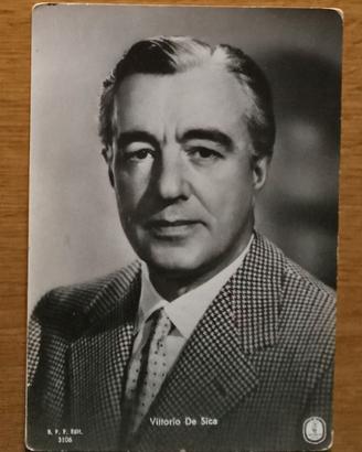 CARTOLINA VITTORIO DE SICA