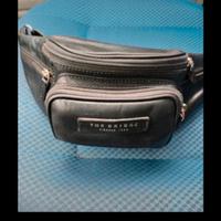 Marsupio The Bridge grande in Pelle nero 