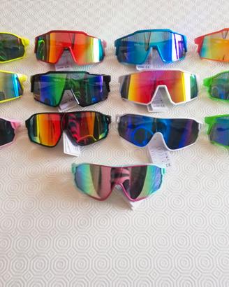 OCCHIALI SPORTIVI PER BICI, CORSA, ECC