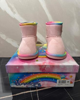Stivaletti bambina Unicorn rosa tg 28