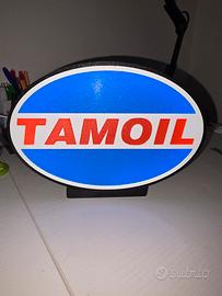 lightbox LED 3D TAMOIL – Lampada da Tavolo