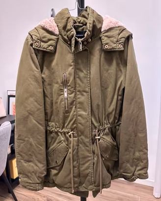 Parka donna / ragazza verde scuro