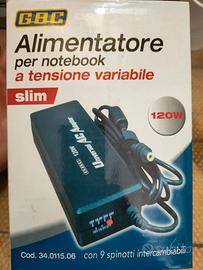 Alimentatore per notebook (120w)