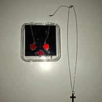 Set 2 collane+bracciale+orecchini