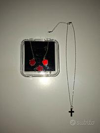 Set 2 collane+bracciale+orecchini