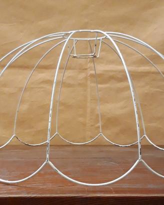 Lampadario a sospensione ossatura diametro 55cm