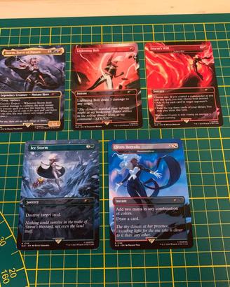 Set Carte Storm MTG Marvel Fan-Made