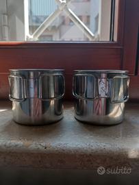 2 Tazze Inox Scout Tech Campeggio Escursionismo