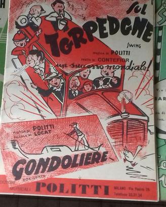 Spartiti musicali da balera anni 50