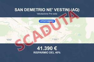 Immobile in asta di 86 m² a San Demetrio Ne' Vesti