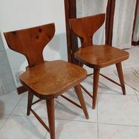 2 sedie design  vintage 