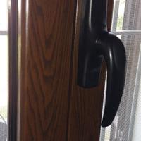 Finestra alluminio colore finto legno