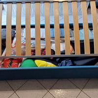 Letto sommier con contenitore