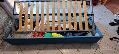Letto sommier con contenitore