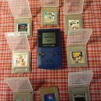 game boy color con giochi 