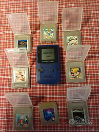 game boy color con giochi 