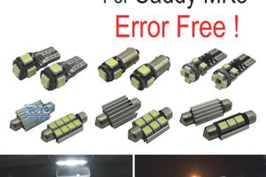 KIT 13 LAMPADE LED INTERNE PER VOLKSWAGEN VW CADDY