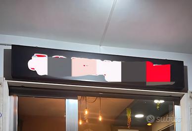 Insegna luminosa Neon professionali Pvc 300x50 cm