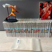 One punch man 1-28 più action figure saitama 