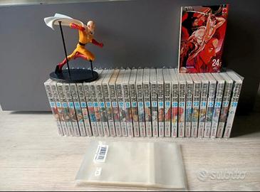 One punch man 1-28 più action figure saitama 