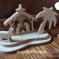 piccolo presepe in legno