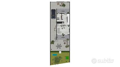 Villetta di nuova costruzione con cortile