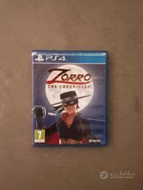 Zorro gioco ps4 ma utilizzabile anche su ps5