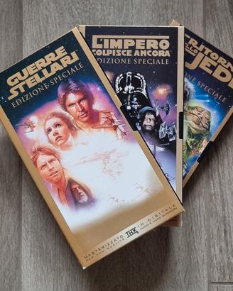 Cofanetto VHS trilogia Star Wars ed. Speciale