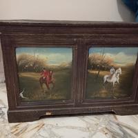 cassapanca contenitore in legno 