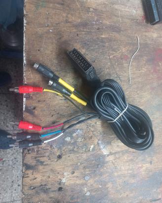 cavetto multi funzioni video, audio,scart