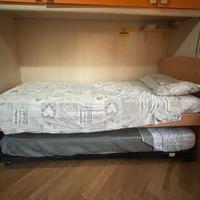 Letto a Incasso sovramisura con Doppio Posto