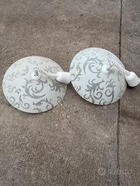 Coppia di lampadari a sospensione