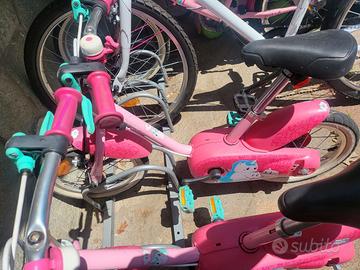 Bici Btwin 500 Unicorno 3-6 anni Ruote 14"