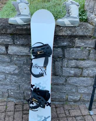 Snowboard Apo Selekta + scarponi