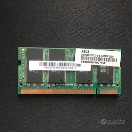 Memoria ram ASUS DDRII 667 512MB